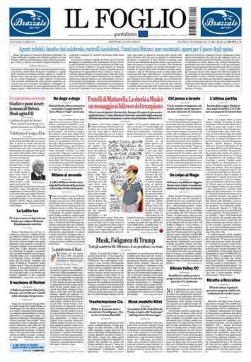 Prima-pagina-il foglio-messina-edizione-di-oggi-14-11-2024